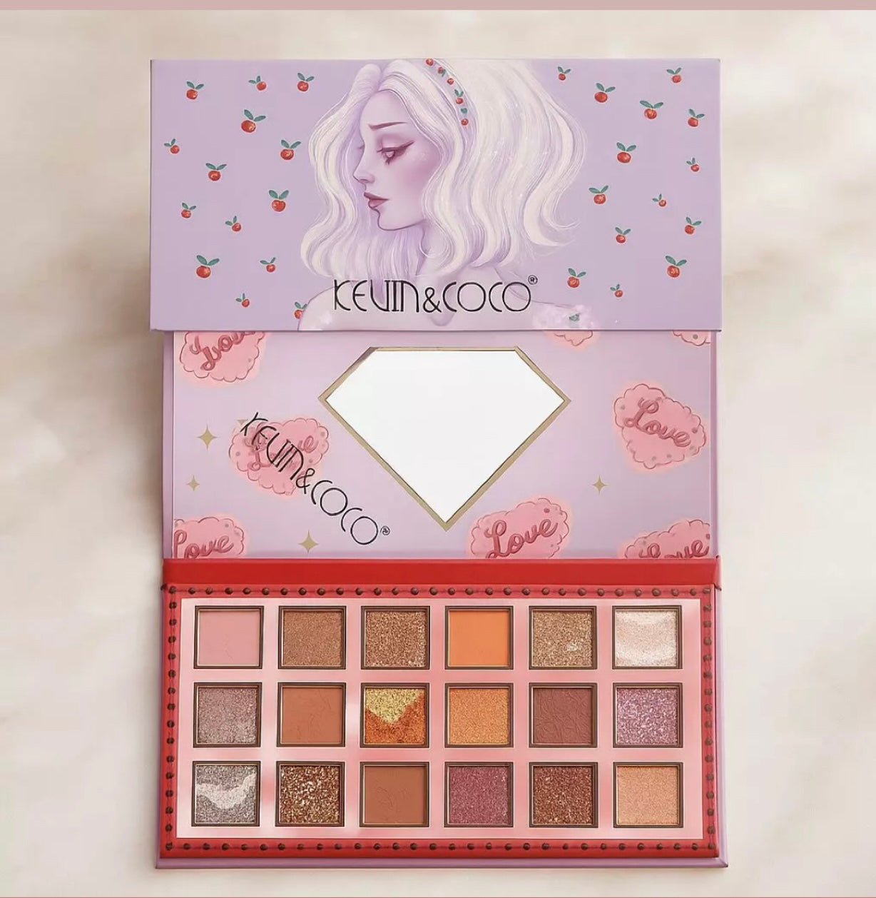 Palette fard à paupières Kevin&coco